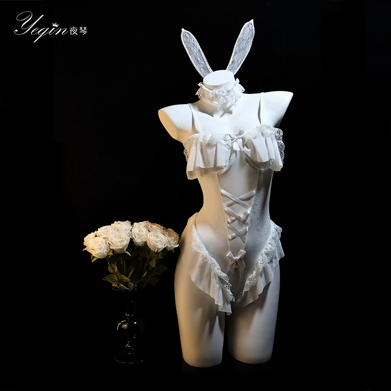 Seductive Bunny Lace Lingerie Bodysuit – Sexy Nightwear for Women