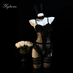 Seductive Bunny Lace Lingerie Bodysuit – Sexy Nightwear for Women