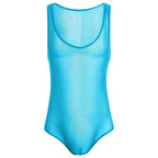 Men’s Floral Lace Bodysuit – Lightweight Sheer One-Piece