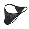 Men’s Lace Thong Underwear – Sexy Low-Rise Sheer Lingerie for Men