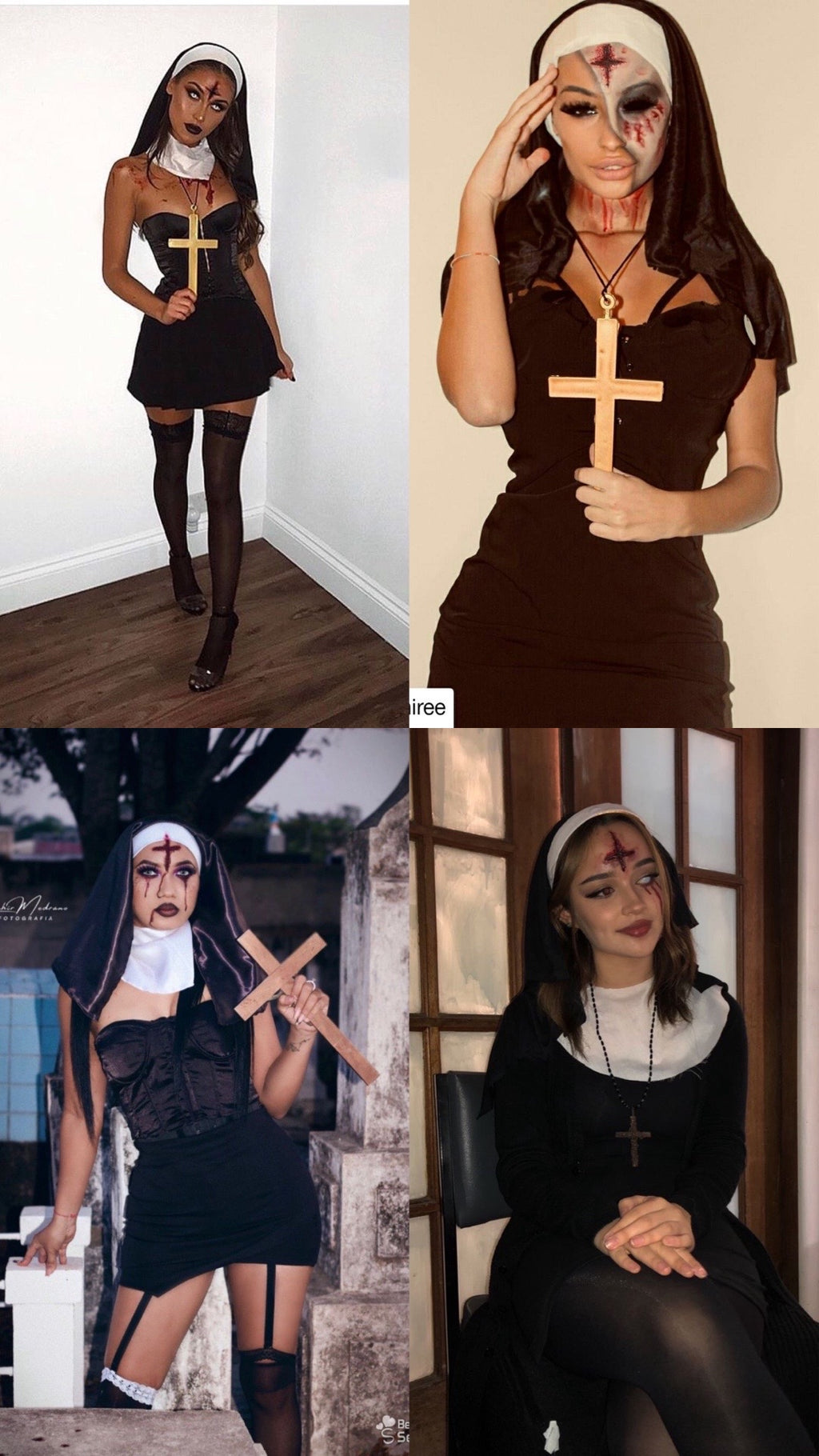 Nun Halloween Costume for Women | Lunarelle Costume